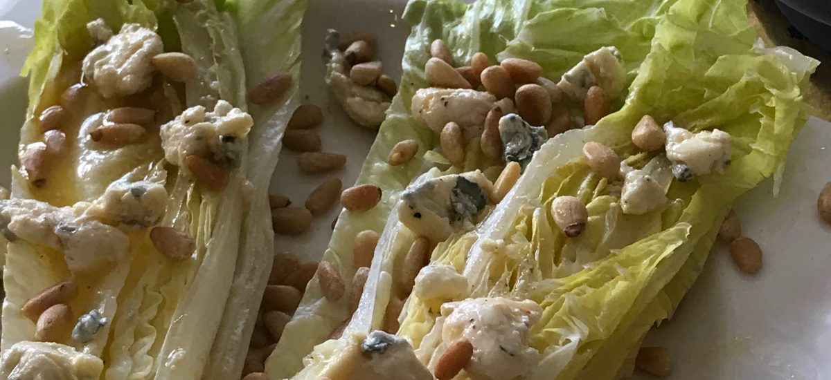 Hearts of Romaine with Blue Cheese Vinaigrette