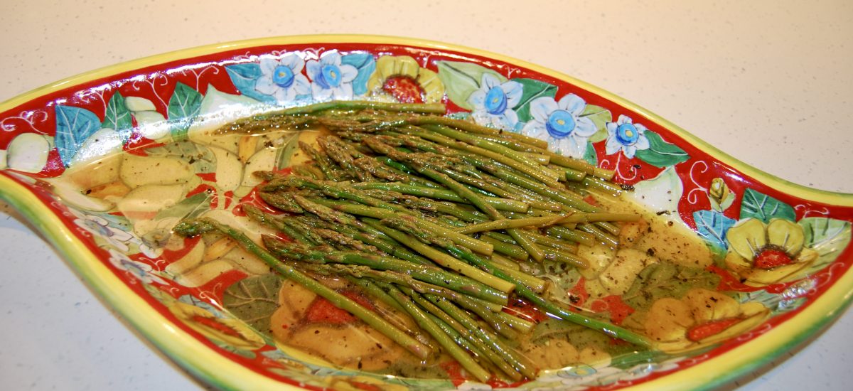 Asparagus with Red Wine Vinaigrette