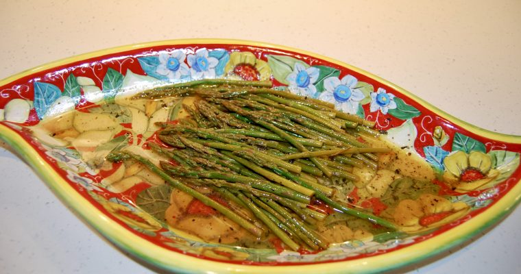 Asparagus with Red Wine Vinaigrette