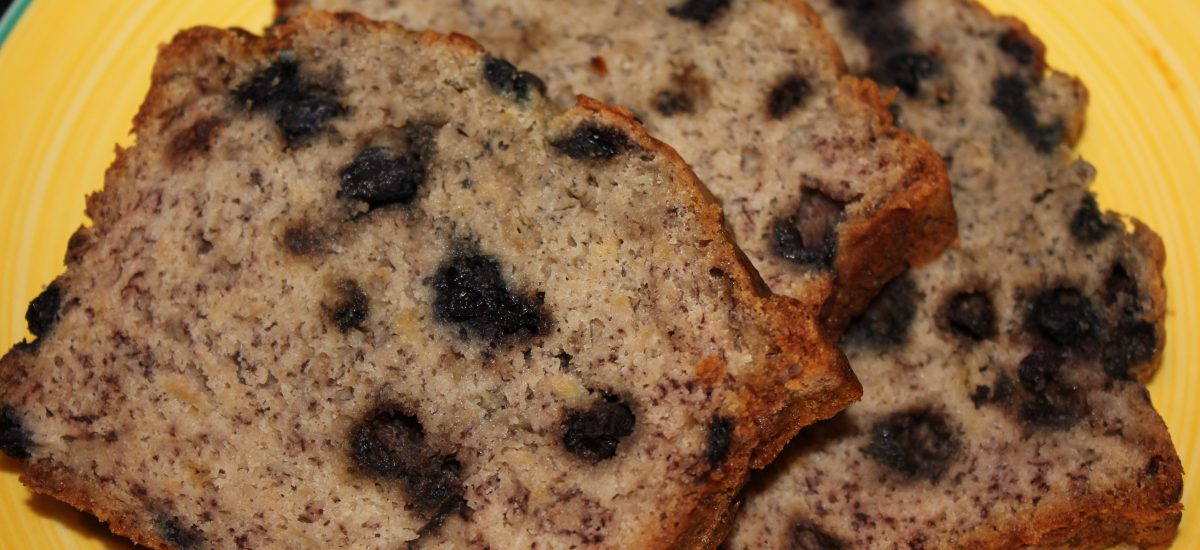 The BEST Blueberry Banana Bread