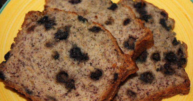 The BEST Blueberry Banana Bread