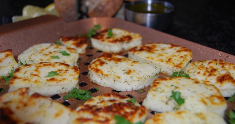 Haloumi Cheese with Lemon