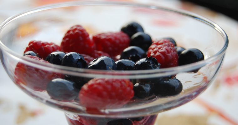 Berries with Limoncello