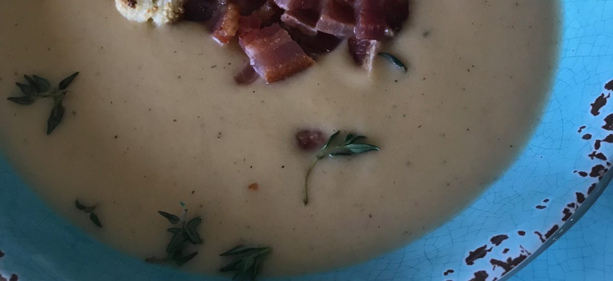 Roasted Cauliflower Soup