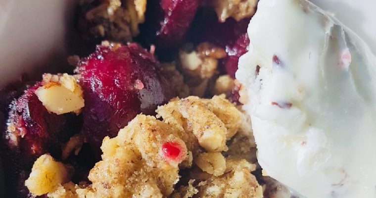 Cherry Crumble