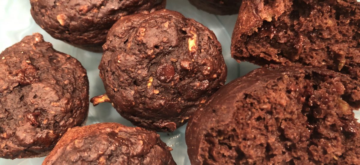 Healthier Chocolate Muffins