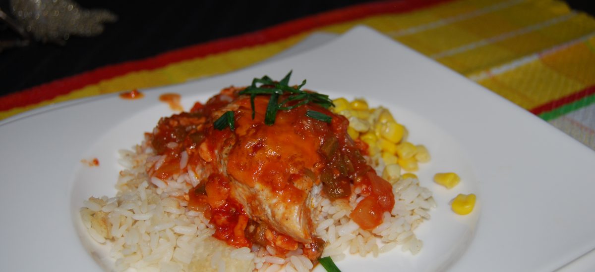 Chicken Baked with Salsa