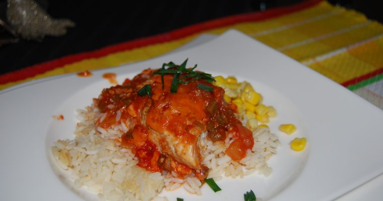 Chicken Baked with Salsa