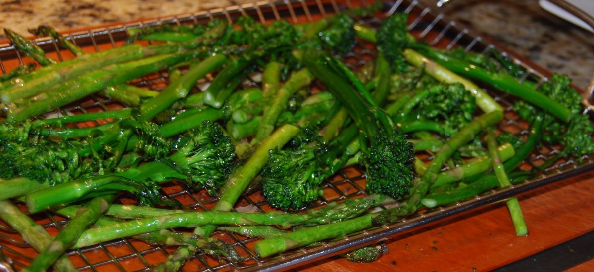 Grilled Asparagus and Broccolini