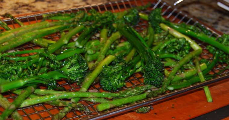 Grilled Asparagus and Broccolini