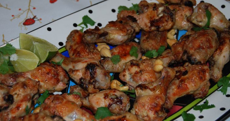 Thai Green Curry Chicken Wings