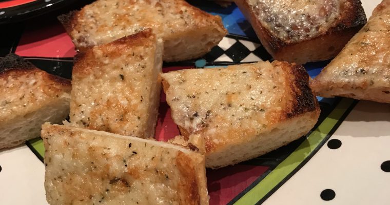Garlic Parmesan Cheese Toast