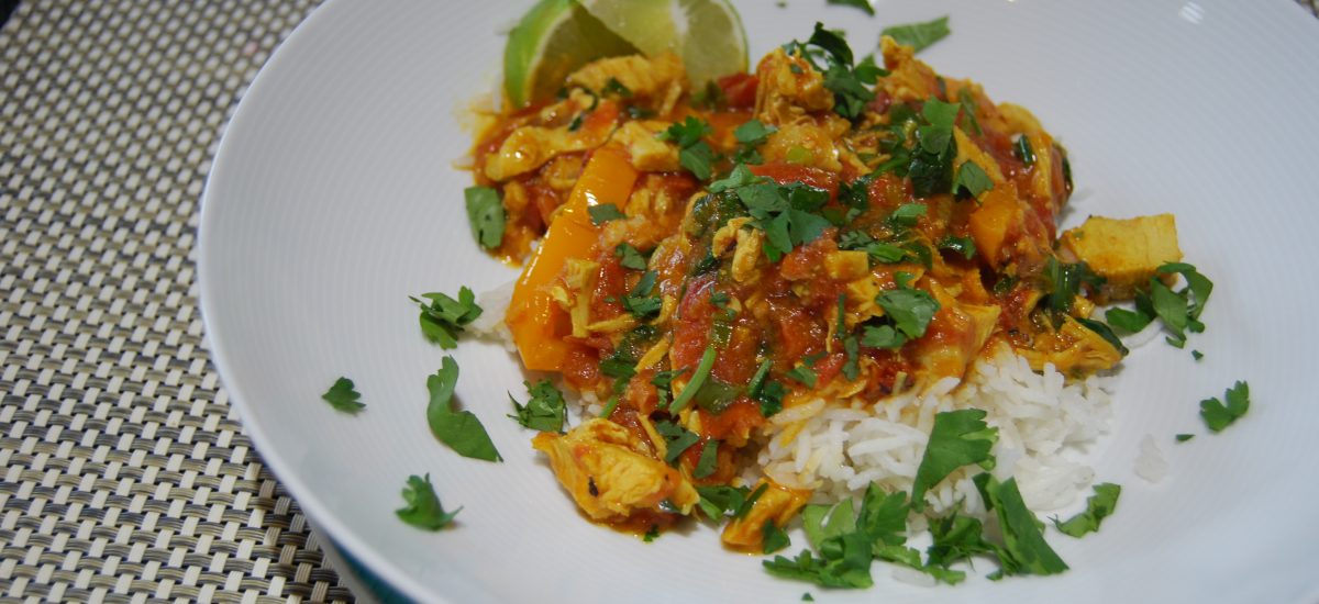 Turkey/Chicken and Spinach Curry