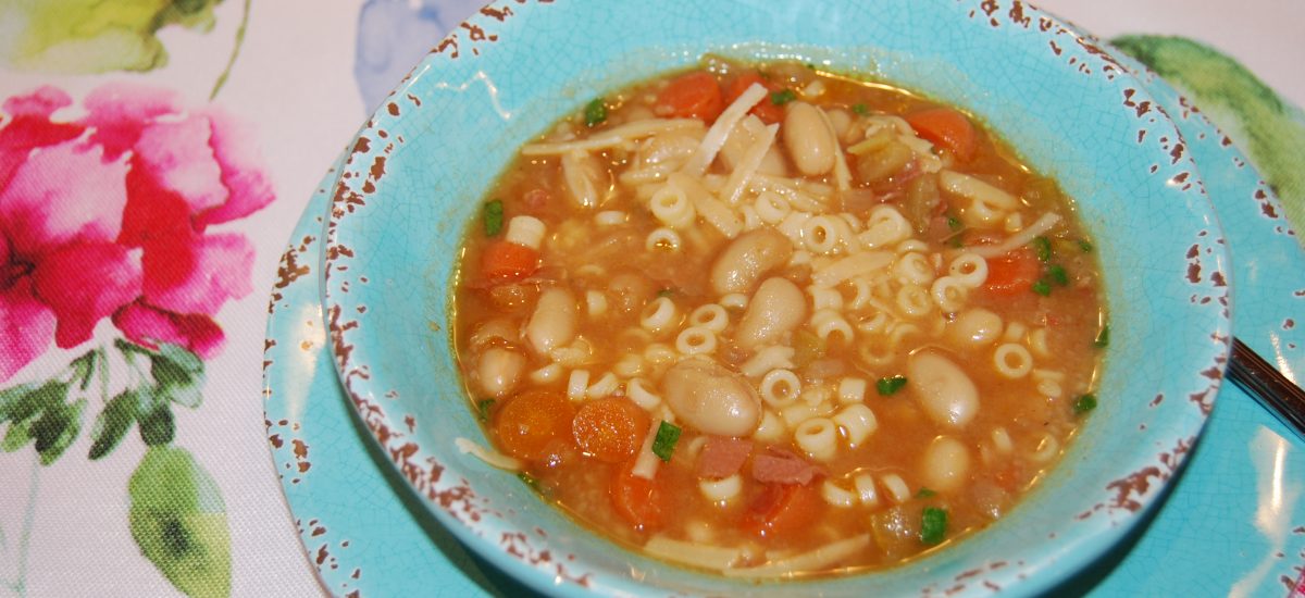 White Bean and Pasta Soup