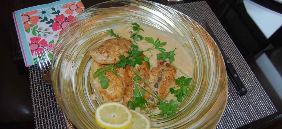 Chicken Piccata with Lemon and Parmesan