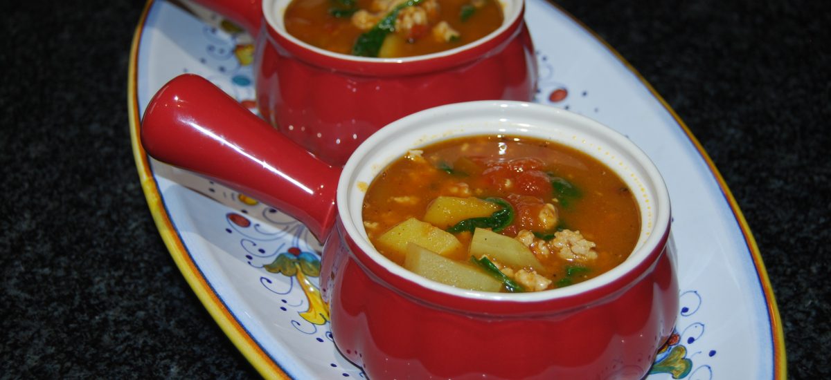 Pork and Spinach Soup