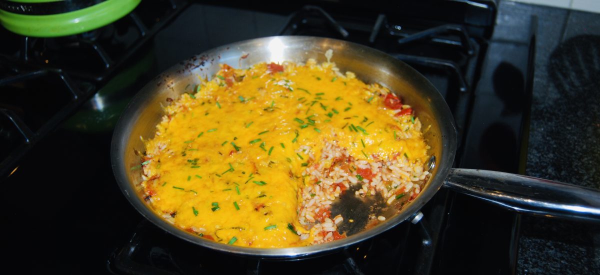 Tomato Rice with Cheese