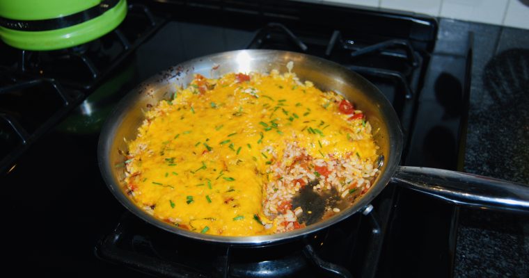 Tomato Rice with Cheese