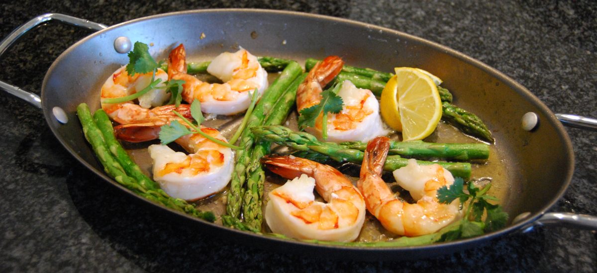 Prawns and Asparagus