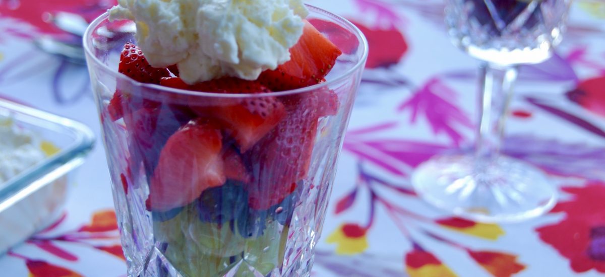 Fruits Cups with Lemon Cream Cheese