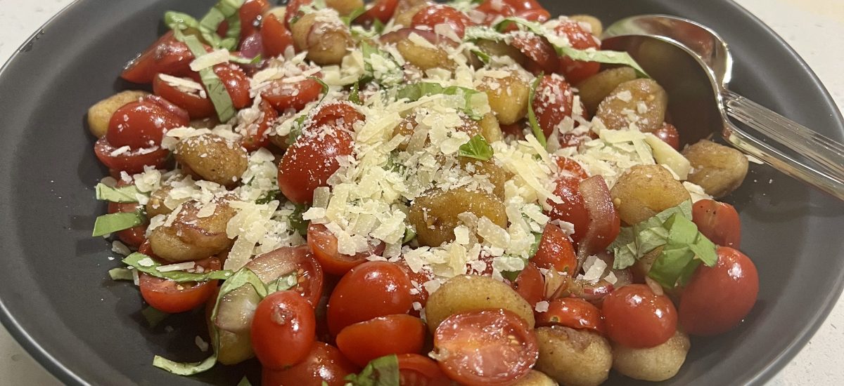 Gnocchi and Tomato Salad