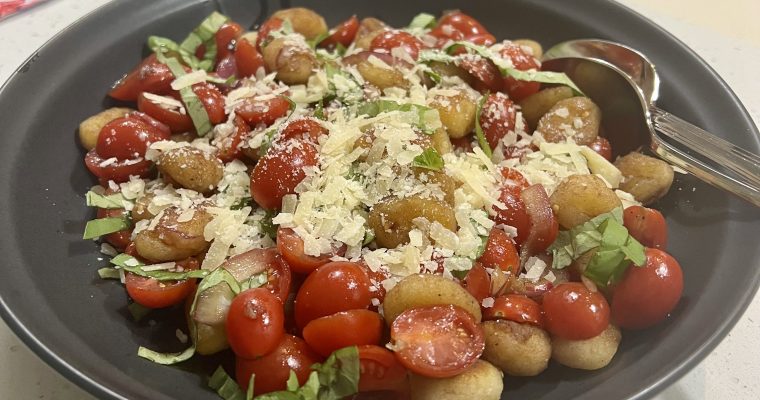 Gnocchi and Tomato Salad