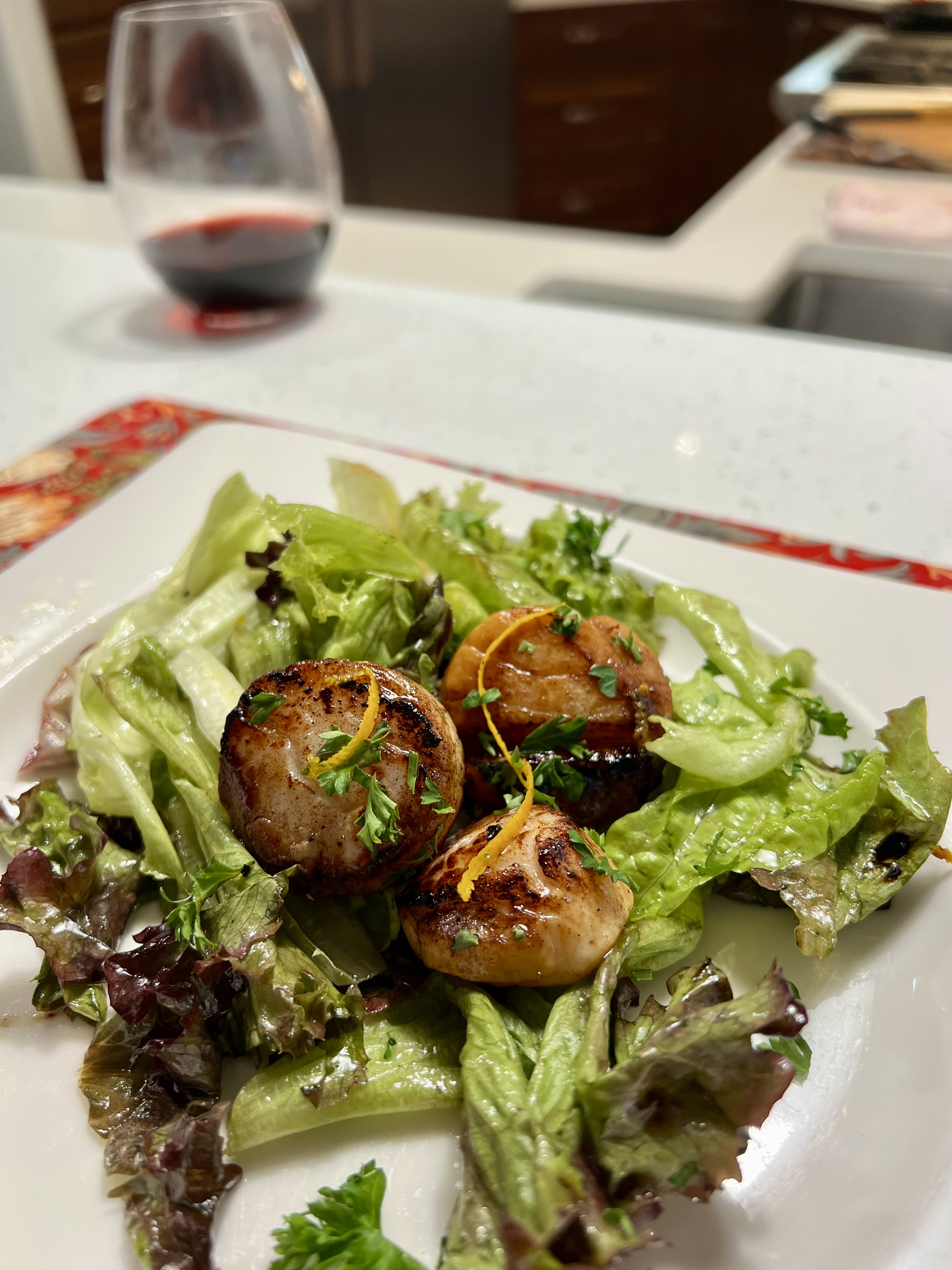 Seared Citrus Digby Scallops